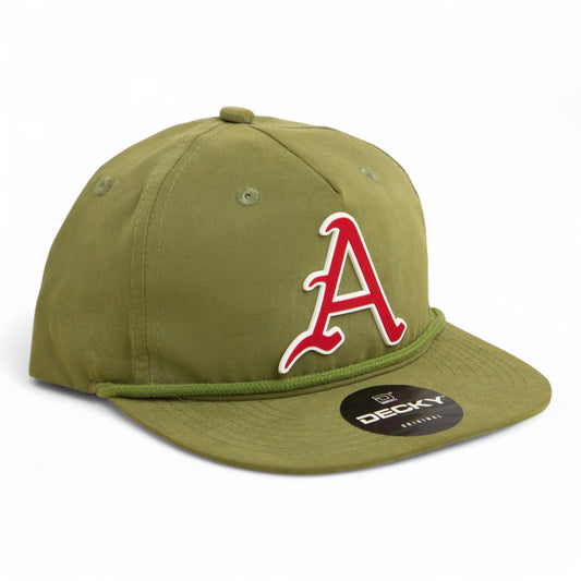 Arkansas Razorbacks Baseball Script A 3D Classic Rope Hat- Loden