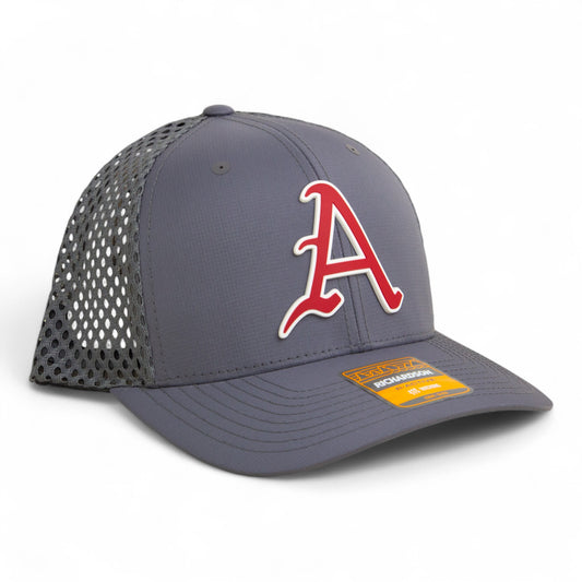 Arkansas Razorbacks Baseball Script A 3D Snapback Tilikum Trucker Hat- Charcoal