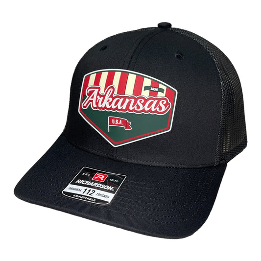 Arkansas Razorbacks Baseball Heritage Series 3D Snapback Trucker Hat- Black
