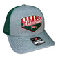 Arkansas Razorbacks Baseball Heritage Series 3D Snapback Trucker Hat- Heather Grey/ Dark Green