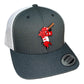 Arkansas Razorbacks Baseball Ribby YP Snapback Trucker Hat- Charcoal/ White
