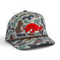Arkansas Razorbacks Slobbering Hog 3D Duck Camo Rope Hat- Mallard