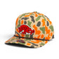 Arkansas Razorbacks Slobbering Hog 3D Duck Camo Rope Hat- Blaze Camo