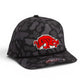 Arkansas Razorbacks Slobbering Hog 3D Duck Camo Rope Hat- Blackout