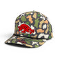 Arkansas Razorbacks Slobbering Hog 3D Duck Camo Rope Hat- Bayou