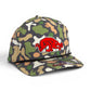 Arkansas Razorbacks Slobbering Hog 3D Duck Camo Rope Hat- Bayou