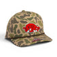 Arkansas Razorbacks Slobbering Hog 3D Duck Camo Rope Hat- Coastland