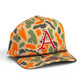Arkansas Razorbacks Baseball Script A 3D Duck Camo Rope Hat- Blaze Camo