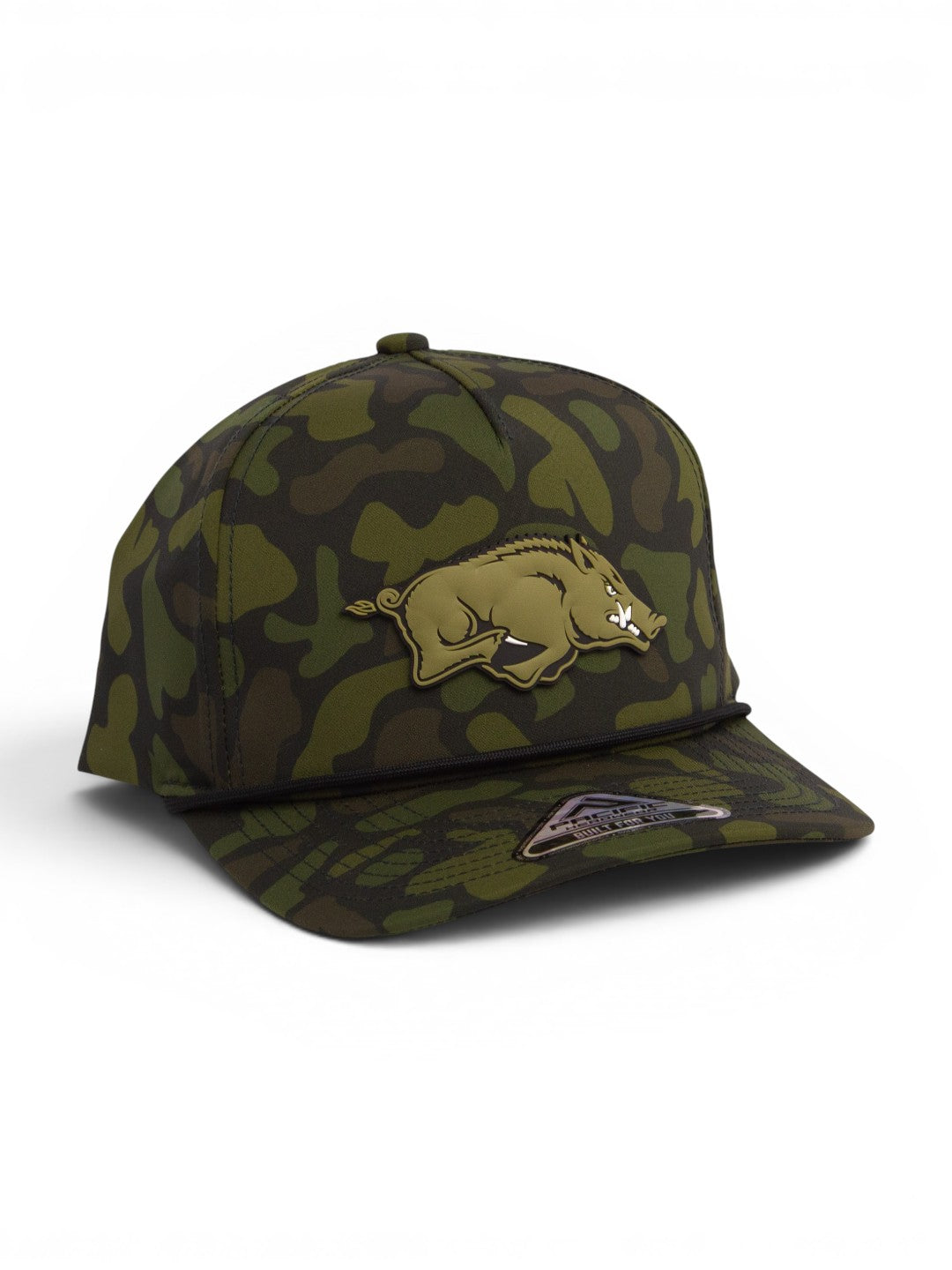 Arkansas Razorbacks Loden Edition 3D Duck Camo Rope Hat- Woodland
