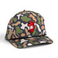Arkansas Razorbacks Pitching Ribby 3D Duck Camo Rope Hat- Bayou