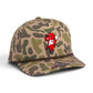 Arkansas Razorbacks Pitching Ribby 3D Duck Camo Rope Hat- Coastland