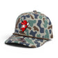 Arkansas Razorbacks Pitching Ribby 3D Duck Camo Rope Hat- Mallard