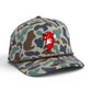 Arkansas Razorbacks Pitching Ribby 3D Duck Camo Rope Hat- Mallard