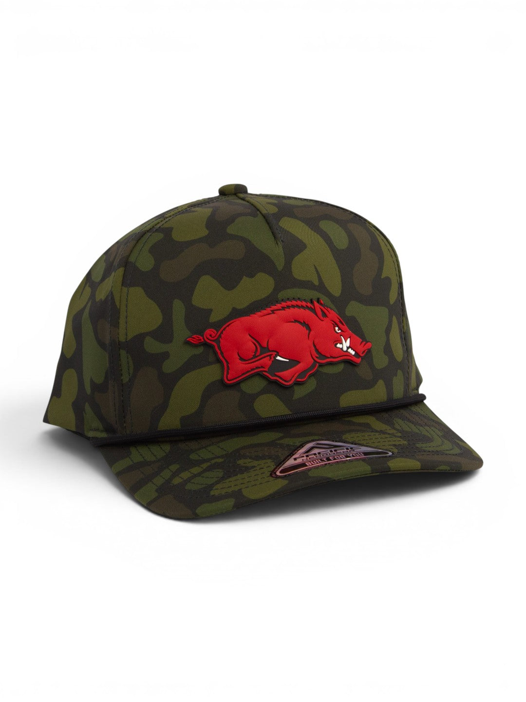 Arkansas Razorbacks Classic 3D Duck Camo Rope Hat- Woodland
