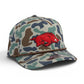 Arkansas Razorbacks Classic 3D Duck Camo Rope Hat- Mallard