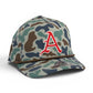Arkansas Razorbacks Baseball Script A 3D Duck Camo Rope Hat- Mallard