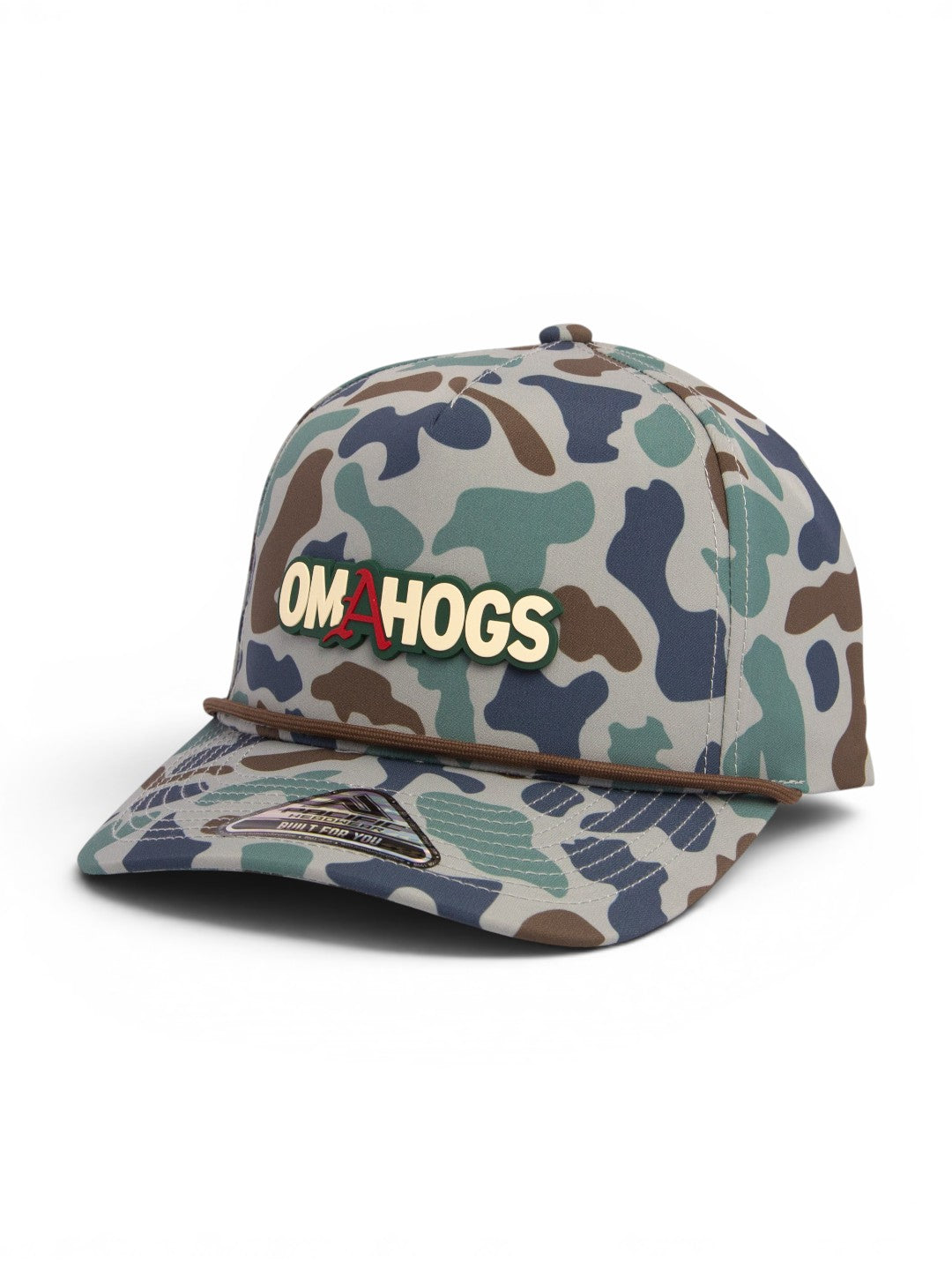 Arkansas Razorbacks OMAHOGS 3D Duck Camo Rope Hat- Mallard