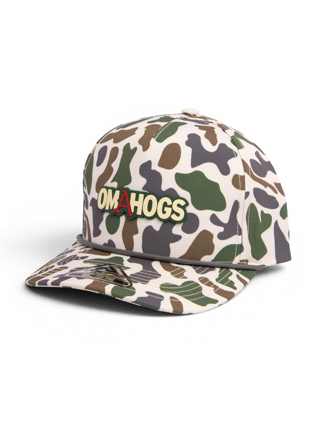 Arkansas Razorbacks OMAHOGS 3D Duck Camo Rope Hat- Timberline