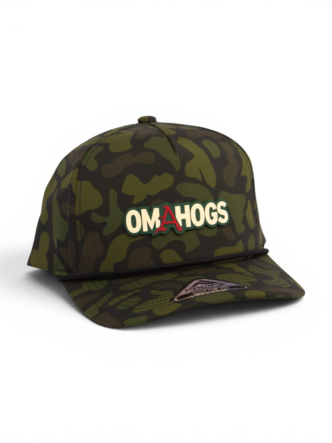 Arkansas Razorbacks OMAHOGS 3D Duck Camo Rope Hat- Woodland