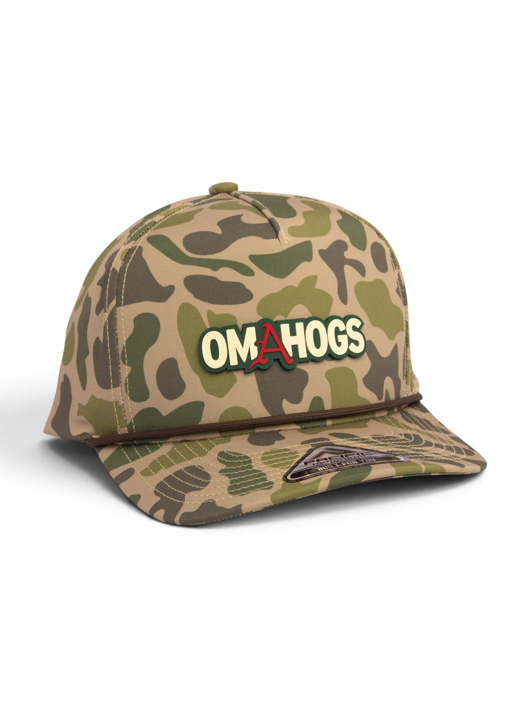Arkansas Razorbacks OMAHOGS 3D Duck Camo Rope Hat- Coastland