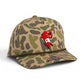 Arkansas Razorbacks Baseball Ribby at Bat 3D Duck Camo Rope Hat- Coastland