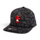Arkansas Razorbacks Baseball Ribby at Bat 3D Duck Camo Rope Hat- Blackout