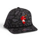 Arkansas Razorbacks Baseball Ribby at Bat 3D Duck Camo Rope Hat- Blackout