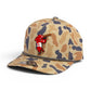 Arkansas Razorbacks Baseball Ribby at Bat 3D Duck Camo Rope Hat- Canyon