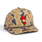 Arkansas Razorbacks Baseball Ribby at Bat 3D Duck Camo Rope Hat- Canyon