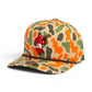 Arkansas Razorbacks Baseball Ribby at Bat 3D Duck Camo Rope Hat- Blaze Camo