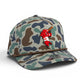 Arkansas Razorbacks Baseball Ribby at Bat 3D Duck Camo Rope Hat- Mallard