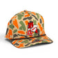 Arkansas Razorbacks Leaning A 3D Duck Camo Rope Hat- Blaze Camo