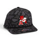 Arkansas Razorbacks Leaning A 3D Duck Camo Rope Hat- Blackout