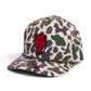 Arkansas Razorbacks Forward Facing Hog 3D Duck Camo Rope Hat- Timberline