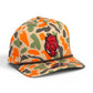 Arkansas Razorbacks Forward Facing Hog 3D Duck Camo Rope Hat- Blaze Camo