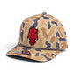 Arkansas Razorbacks Forward Facing Hog 3D Duck Camo Rope Hat- Canyon
