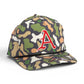 Arkansas Razorbacks Baseball Script A 3D Duck Camo Rope Hat- Bayou