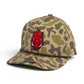 Arkansas Razorbacks Forward Facing Hog 3D Duck Camo Rope Hat- Coastland