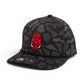 Arkansas Razorbacks Forward Facing Hog 3D Duck Camo Rope Hat- Blackout