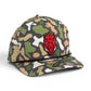 Arkansas Razorbacks Forward Facing Hog 3D Duck Camo Rope Hat- Bayou