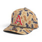 Arkansas Razorbacks Baseball Script A 3D Duck Camo Rope Hat- Canyon