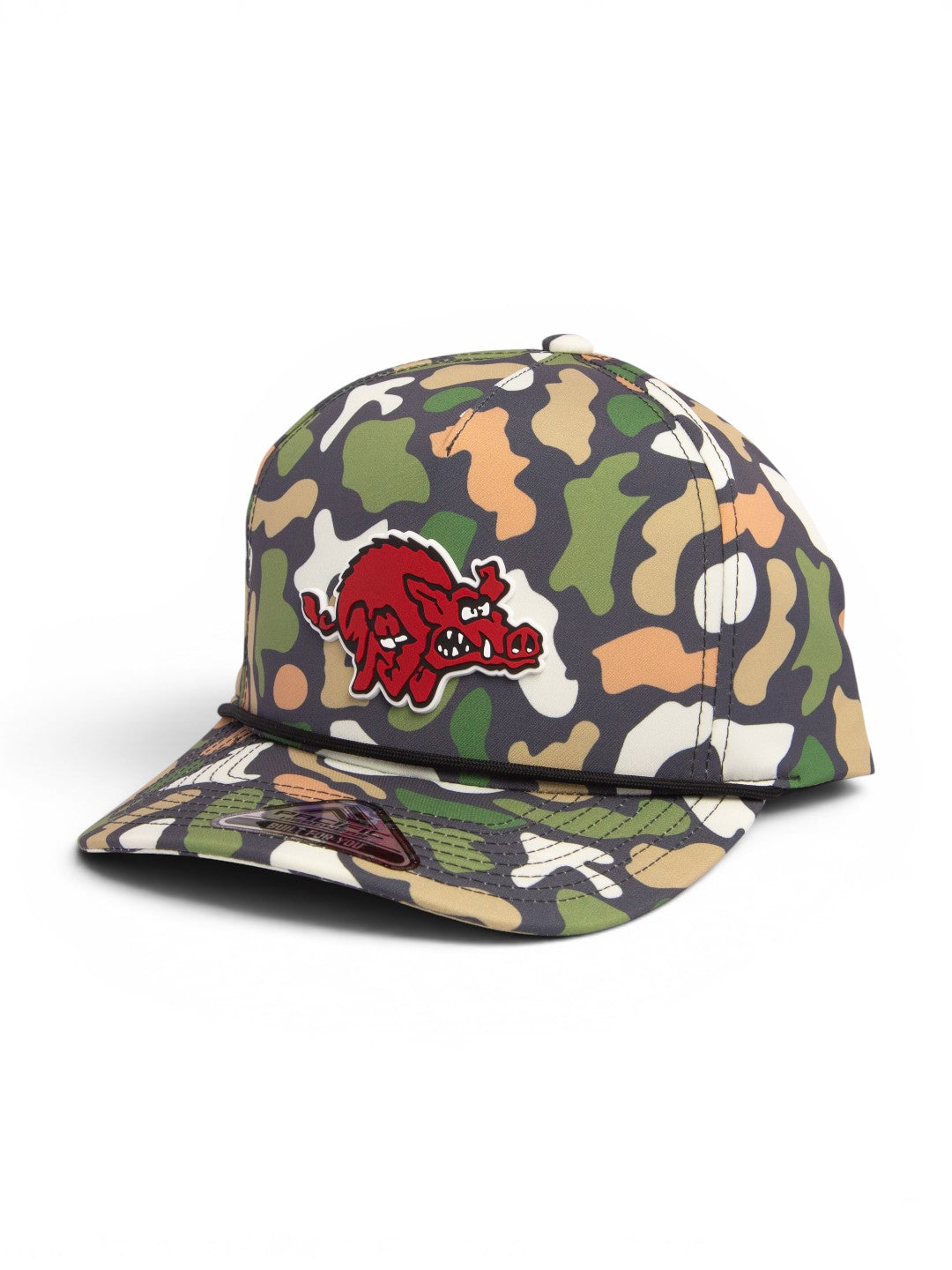 Arkansas Razorbacks 1970’s Classic 3D Duck Camo Rope Hat- Bayou