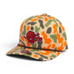 Arkansas Razorbacks 1970’s Classic 3D Duck Camo Rope Hat- Blaze Camo