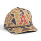 Arkansas Razorbacks Baseball Script A 3D Duck Camo Rope Hat- Canyon