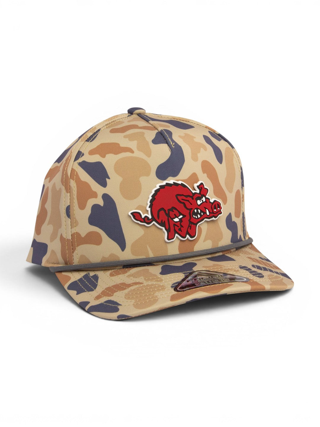 Arkansas Razorbacks 1970’s Classic 3D Duck Camo Rope Hat- Canyon