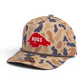 Arkansas Razorbacks Retro HOGS Red 3D Duck Camo Rope Hat- Canyon