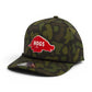 Arkansas Razorbacks Retro HOGS Red 3D Duck Camo Rope Hat- Woodland