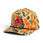 Arkansas Razorbacks Jumping Hog 3D Duck Camo Rope Hat- Blaze Camo