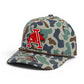 Arkansas Razorbacks Jumping Hog 3D Duck Camo Rope Hat- Mallard