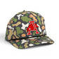 Arkansas Razorbacks Jumping Hog 3D Duck Camo Rope Hat- Bayou
